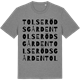Mid Heather Gray t-shirt med Tolserödsgården ordlek t-shirt