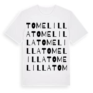 Tomelilla ordlek t-shirt – ekologisk bomull t-shirt från Pinshirt