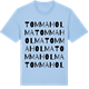 Blue Soul t-shirt med Tommaholma ordlek t-shirt