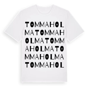 Tommaholma ordlek t-shirt – ekologisk bomull t-shirt från Pinshirt