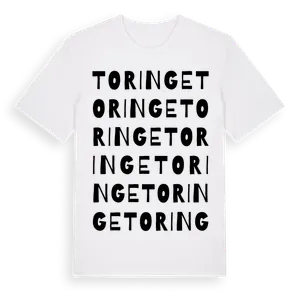 Toringe ordlek t-shirt – ekologisk bomull t-shirt från Pinshirt