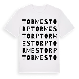 Tormestorp ordlek t-shirt – ekologisk bomull t-shirt från Pinshirt