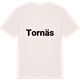 Vintage White t-shirt med Tornäs fetstil t-shirt