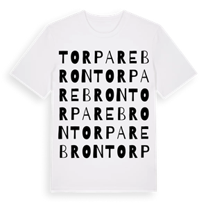 Torparebron ordlek t-shirt – ekologisk bomull t-shirt från Pinshirt