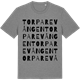 Mid Heather Gray t-shirt med Torparevången ordlek t-shirt