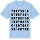 Blue Soul t-shirt med Torps gård ordlek t-shirt