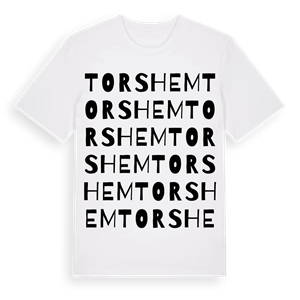 Torshem ordlek t-shirt – ekologisk bomull t-shirt från Pinshirt