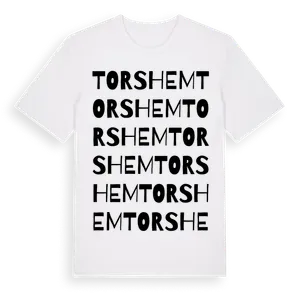 Torshem ordlek t-shirt – ekologisk bomull t-shirt från Pinshirt