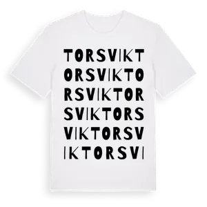 Torsvik ordlek t-shirt – ekologisk bomull t-shirt från Pinshirt