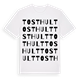 Tosthult ordlek t-shirt