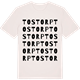 Vintage White t-shirt med Tostorp ordlek t-shirt