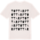 Vintage White t-shirt med Tottarp ordlek t-shirt