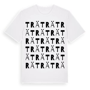 Trä ordlek t-shirt – ekologisk bomull t-shirt från Pinshirt