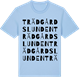 Blue Soul t-shirt med Trädgårdslunden ordlek t-shirt
