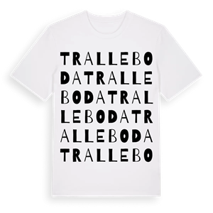 Tralleboda ordlek t-shirt – ekologisk bomull t-shirt från Pinshirt