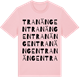 Pink Cotton t-shirt med Tranängen ordlek t-shirt