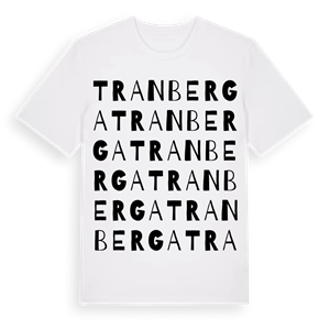 Tranberga ordlek t-shirt – ekologisk bomull t-shirt från Pinshirt