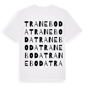 Traneboda ordlek t-shirt – ekologisk bomull t-shirt från Pinshirt
