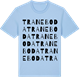 Blue Soul t-shirt med Traneboda ordlek t-shirt