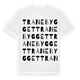 Tranebygget ordlek t-shirt