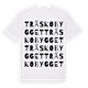 Träskobygget ordlek t-shirt