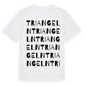 Triangeln ordlek t-shirt – ekologisk bomull t-shirt från Pinshirt