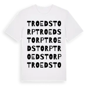 Troedstorp ordlek t-shirt – ekologisk bomull t-shirt från Pinshirt