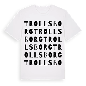Trollsborg ordlek t-shirt – ekologisk bomull t-shirt från Pinshirt