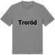 Mid Heather Gray t-shirt med Troröd fetstil t-shirt