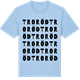 Blue Soul t-shirt med Troröd ordlek t-shirt