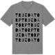 Mid Heather Gray t-shirt med Truedatorp ordlek t-shirt