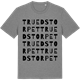 Mid Heather Gray t-shirt med Truedstorpet ordlek t-shirt