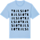 Blue Soul t-shirt med Trulsbo ordlek t-shirt