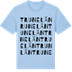 Blue Soul t-shirt med Trunelän ordlek t-shirt