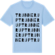 Blue Soul t-shirt med Trunnerup ordlek t-shirt