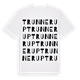 Trunnerup ordlek t-shirt