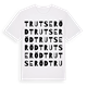 Trutseröd ordlek t-shirt