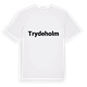White t-shirt med Trydeholm fetstil t-shirt