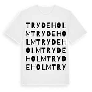 Trydeholm ordlek t-shirt – ekologisk bomull t-shirt från Pinshirt