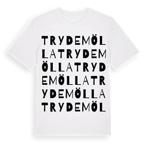Trydemölla ordlek t-shirt – ekologisk bomull t-shirt från Pinshirt