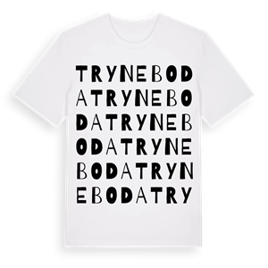 Tryneboda ordlek t-shirt – ekologisk bomull t-shirt från Pinshirt