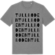 Mid Heather Gray t-shirt med Tullboden ordlek t-shirt