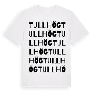 Tullhög ordlek t-shirt – ekologisk bomull t-shirt från Pinshirt