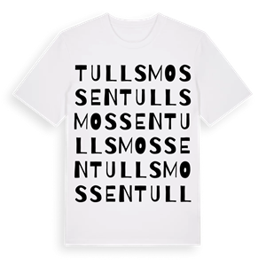 Tullsmossen ordlek t-shirt – ekologisk bomull t-shirt från Pinshirt