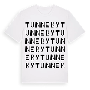 Tunneby ordlek t-shirt – ekologisk bomull t-shirt från Pinshirt