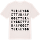 Vintage White t-shirt med Turabygget ordlek t-shirt