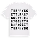 Turabygget ordlek t-shirt