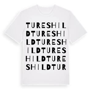 Tureshild ordlek t-shirt – ekologisk bomull t-shirt från Pinshirt
