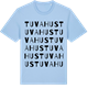 Blue Soul t-shirt med Tuvahus ordlek t-shirt