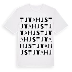 Tuvahus ordlek t-shirt – ekologisk bomull t-shirt från Pinshirt